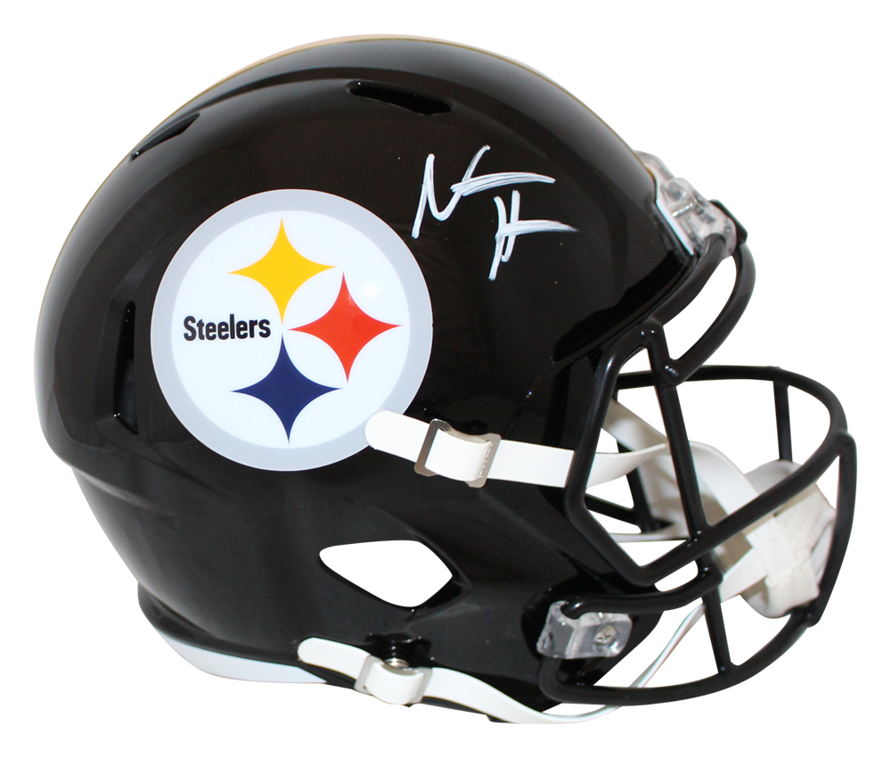 Najee Harris Autographed/Signed Pittsburgh Steelers F/S Speed Helmet FAN 32105