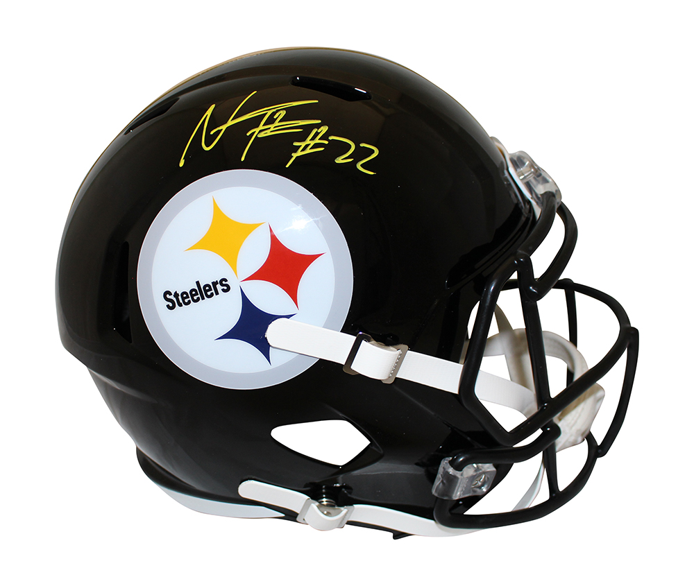 Najee Harris Autographed Pittsburgh Steelers F/S Speed Helmet FAN