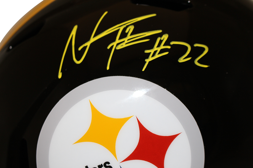 Najee Harris Autographed Pittsburgh Steelers F/S Speed Helmet FAN