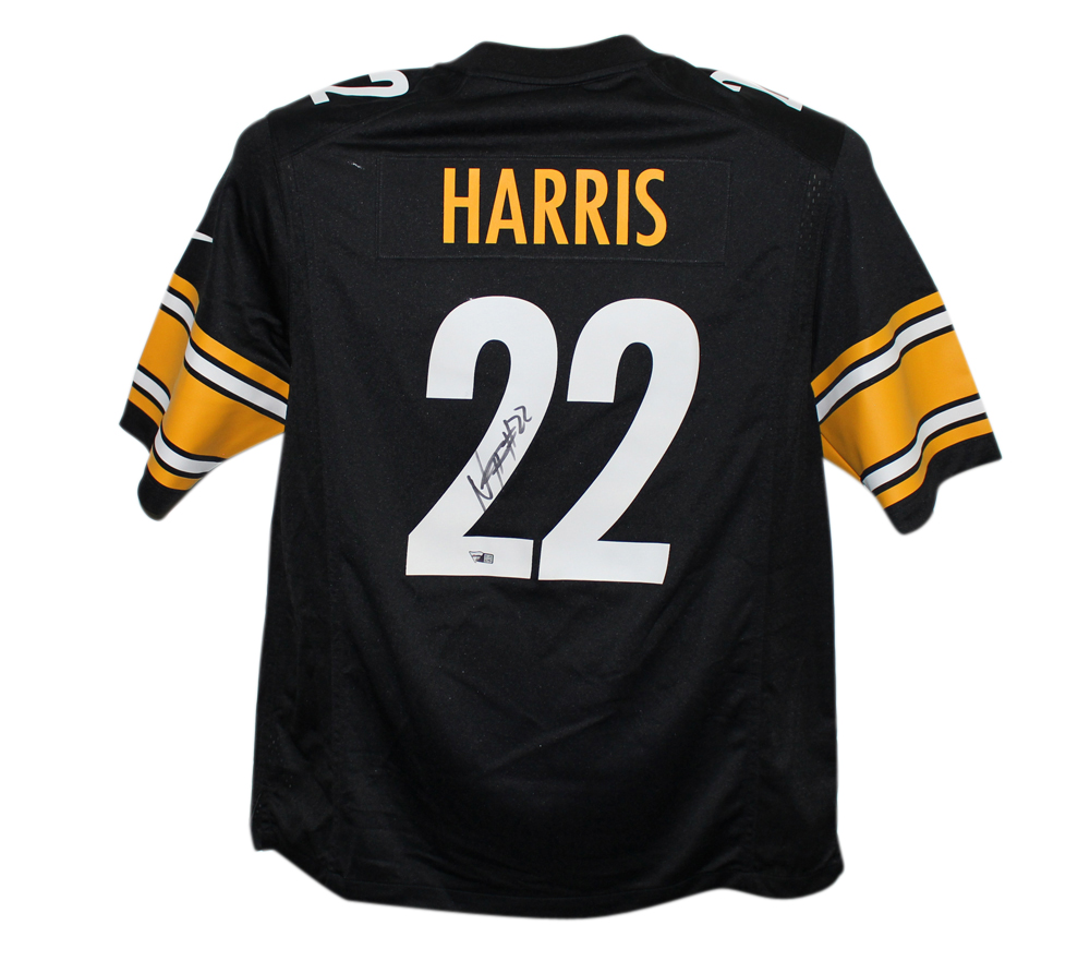 Najee Harris Signed Pittsburgh Steelers Black Nike Game XL Jersey FAN