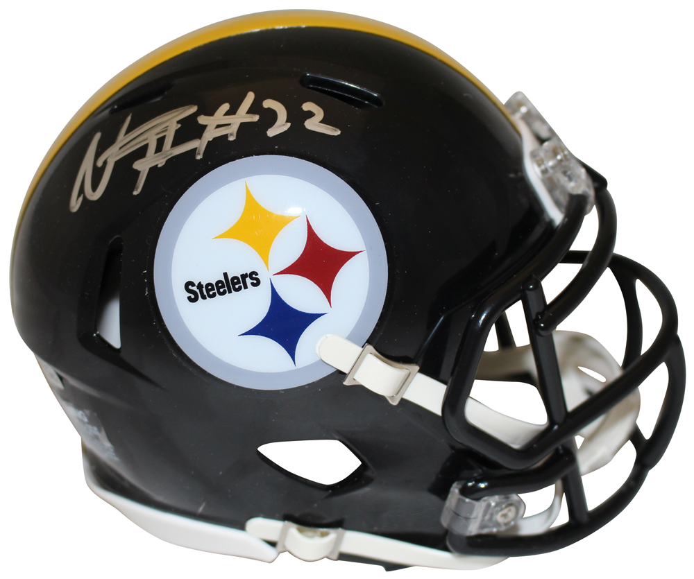 Najee Harris Autographed Pittsburgh Steelers Speed Mini Helmet FAN