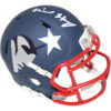 N'Keal Harry Autographed New England Patriots AMP Mini Helmet BAS 26755