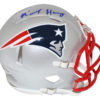 N'Keal Harry Autographed/Signed New England Patriots Speed Mini Helmet BAS 24284