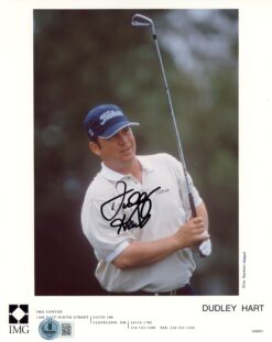 Dudley Hart Autographed/Signed PGA 8x10 Photo Beckett 57332