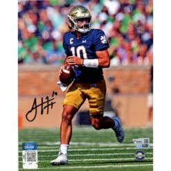 Sam Hartman Autographed/Signed Notre Dame Fighting Irish 8x10 Photo FAN 46958