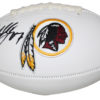 Dwayne Haskins Autographed Washington Redskins White Logo Football BAS 25041