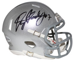 Dwayne Haskins Autographed Ohio State Buckeyes Speed Mini Helmet BAS 25050