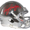 Dwayne Haskins Autographed Ohio State Buckeyes Chrome Mini Helmet BAS 25051