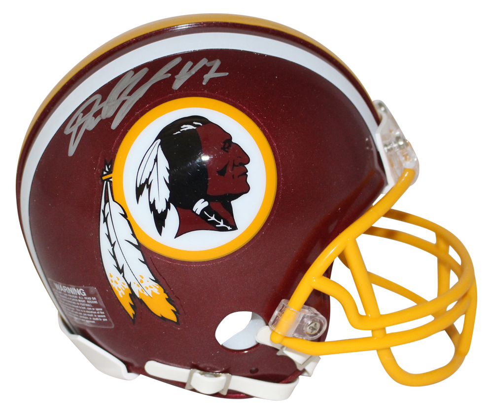 Dwayne Haskins Autographed Washington Redskins Mini Helmet BAS 29005