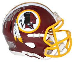 Dwayne Haskins Autographed Washington Redskins Speed Mini Helmet BAS 29004