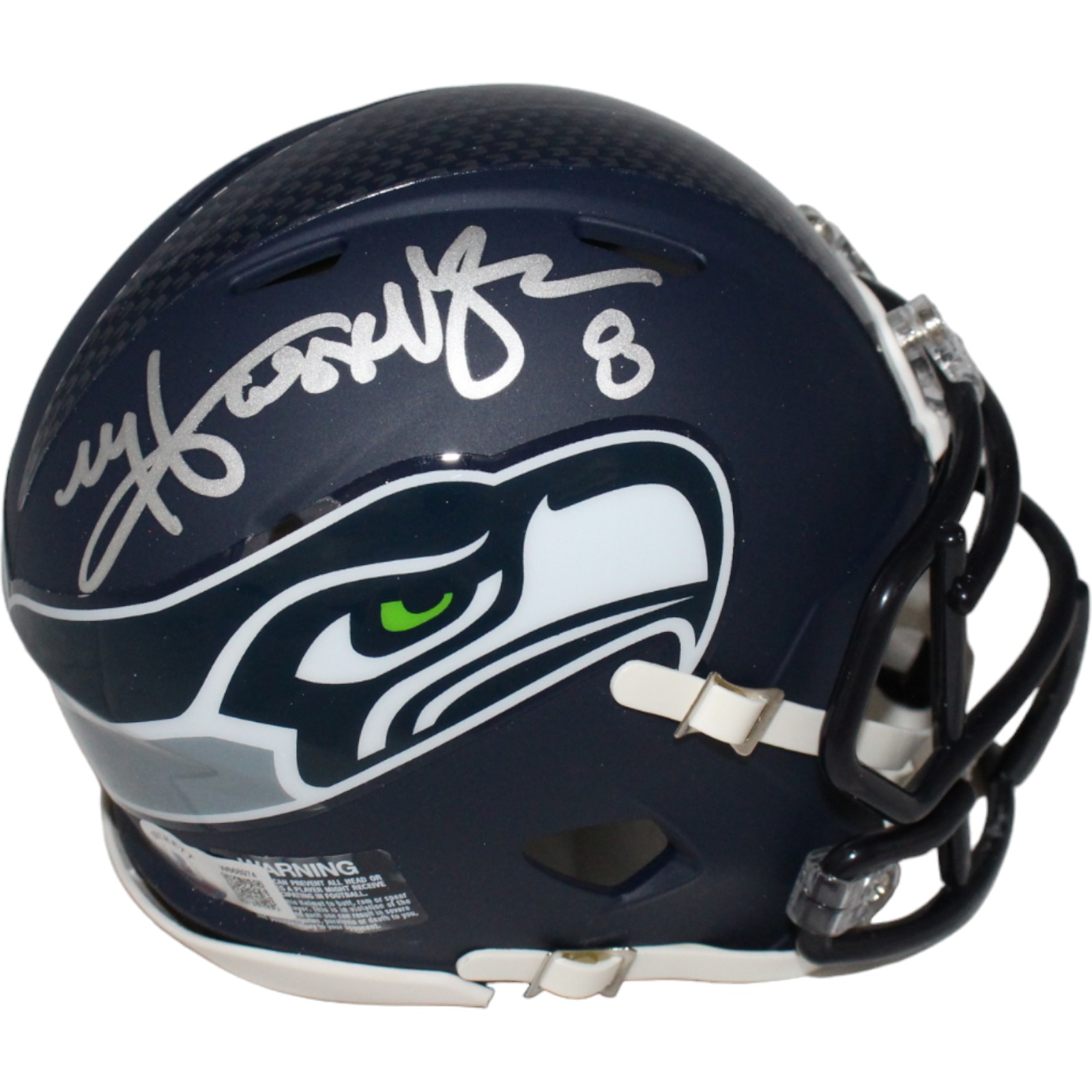 Matt Hasselback Signed Seattle Seahawks Mini Helmet Beckett 