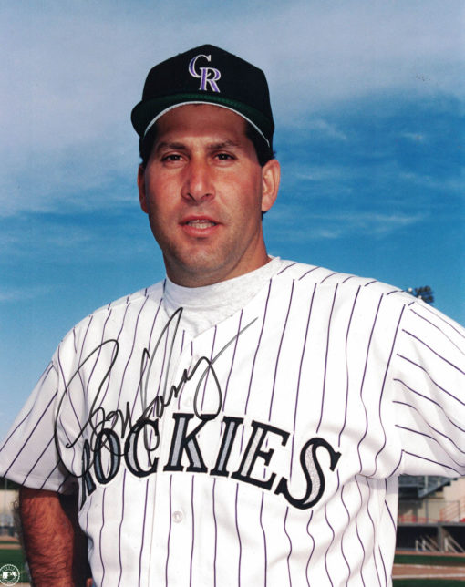 Ron Hassey Autographed/Signed Colorado Rockies 8x10 Photo 27526 PF