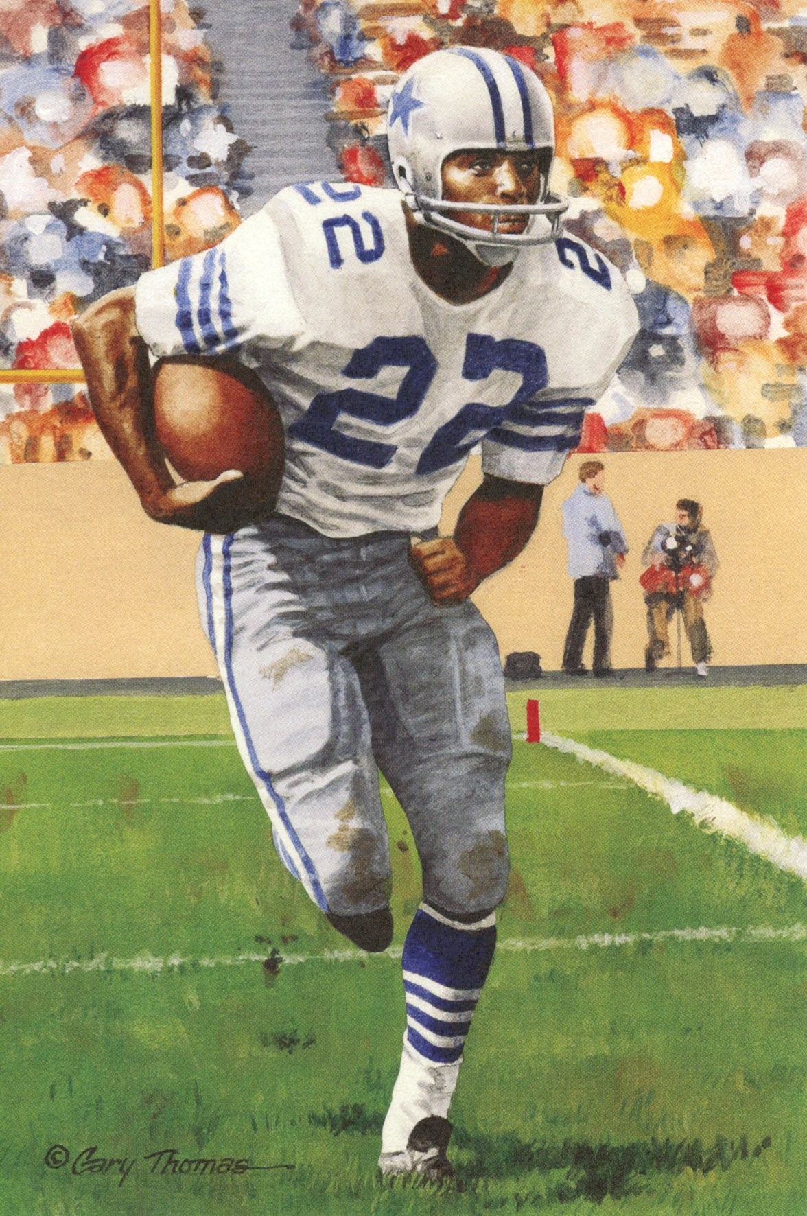 Bob Hayes Dallas Cowboys Goal Line Art Card  Class of 2009 58084