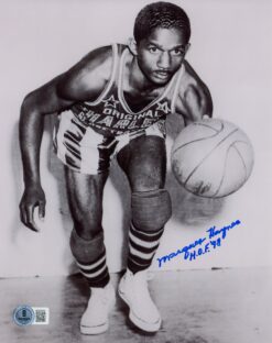 Marques Haynes Autographed/Signed Harlem Globetrotters 8x10 Photo Beckett 57450