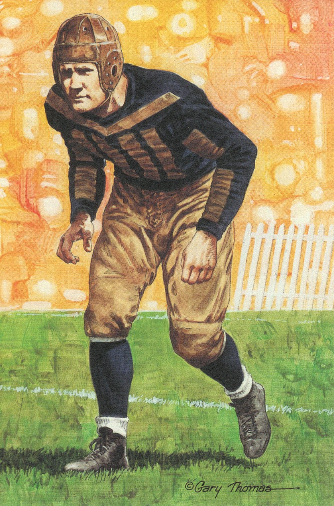 Ed Healey Chicago Bears Goal Line Art Card Series 5 No. 128 LE /5000 58085