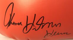 Tommy Hearns Signed Red Left Boxing Glove Hitman Beckett 44779