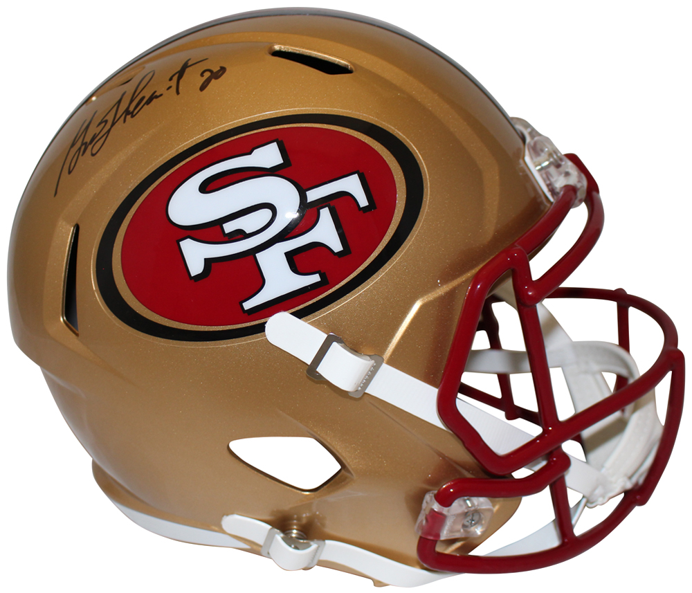 Garrison Hearst Signed San Francisco 49ers F/S 1996-08 Speed Helmet BAS