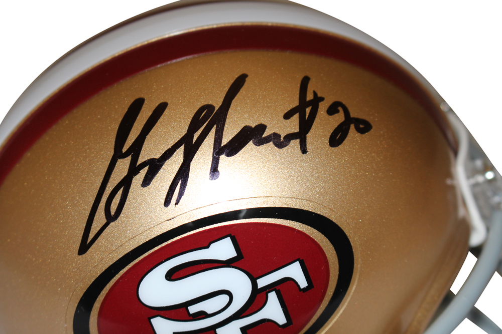 Garrison Heart Autographed San Francisco 49ers VSR4 Mini Helmet Beckett