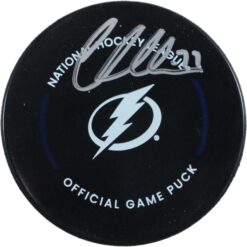 Victor Hedman Autographed Tampa Bay Lightning Official Puck Fanatics 53820