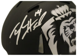 Taylor Heinicke Signed Old Dominion Monarchs Black Mini Helmet Beckett