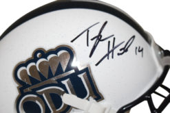 Taylor Heinicke Signed Old Dominion Monarchs Schutt Mini Helmet Beckett