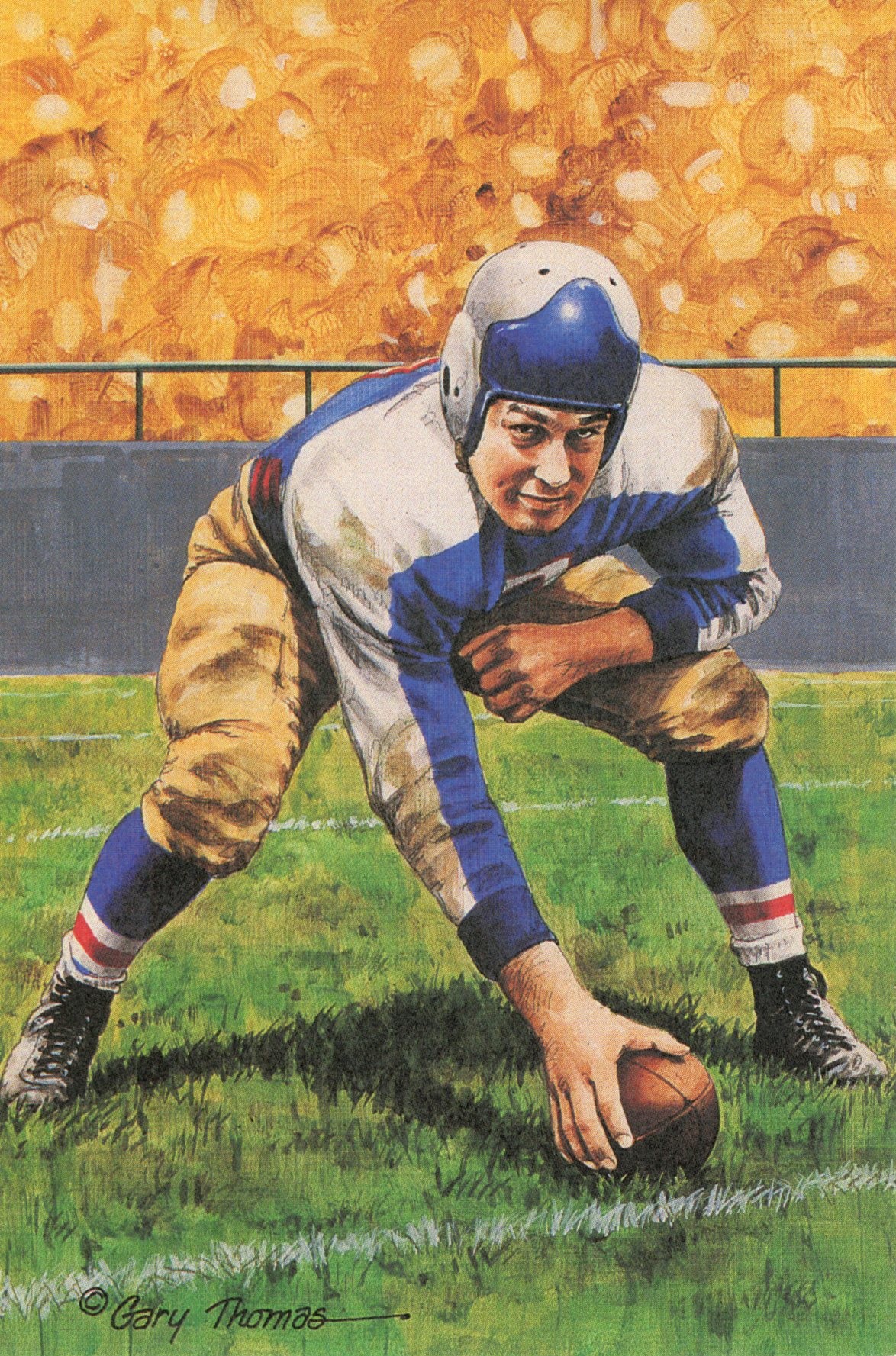 Mel Hein New York Giants Goal Line Art Card  Series 4 No. 103 LE /5000 58086