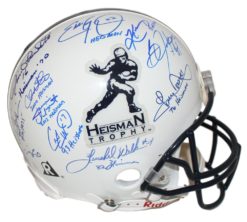 Heisman Trophy Winners Autographed/Signed Authentic Helmet 25 Sigs 24915