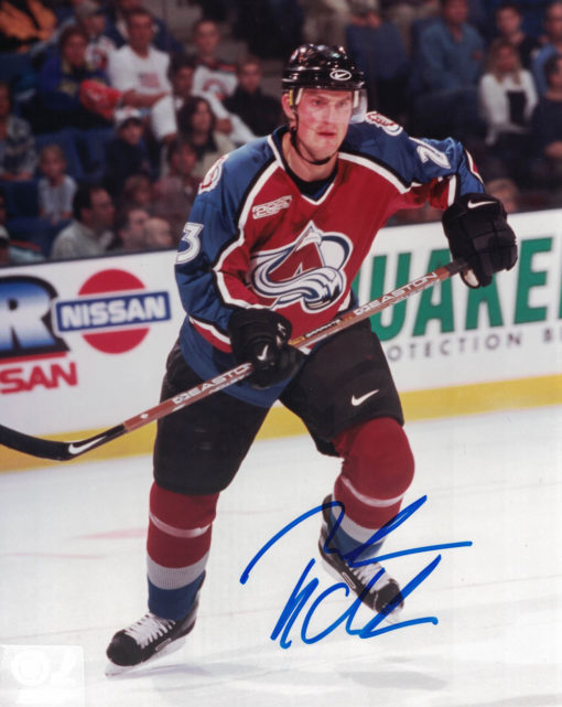 Milan Hejduk Autographed/Signed Colorado Avalanche 8x10 Photo 24314 PF