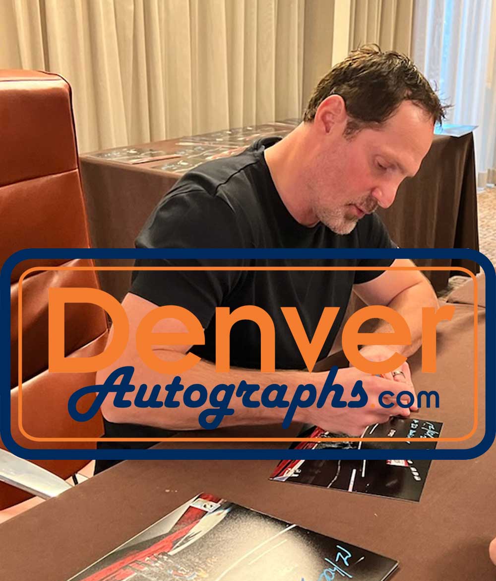 Milan Hejduk Autographed/Signed Colorado Avalanche 8x10 Photo BAS