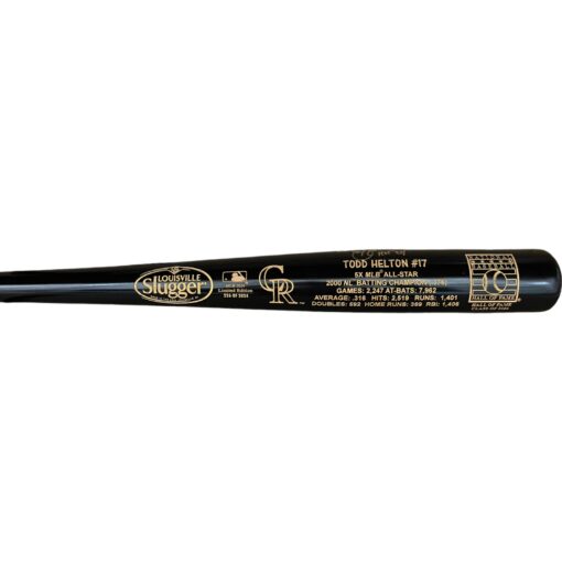 Todd Helton Autographed/Signed Colorado Rockies Big Time Bats LE TRI 47419