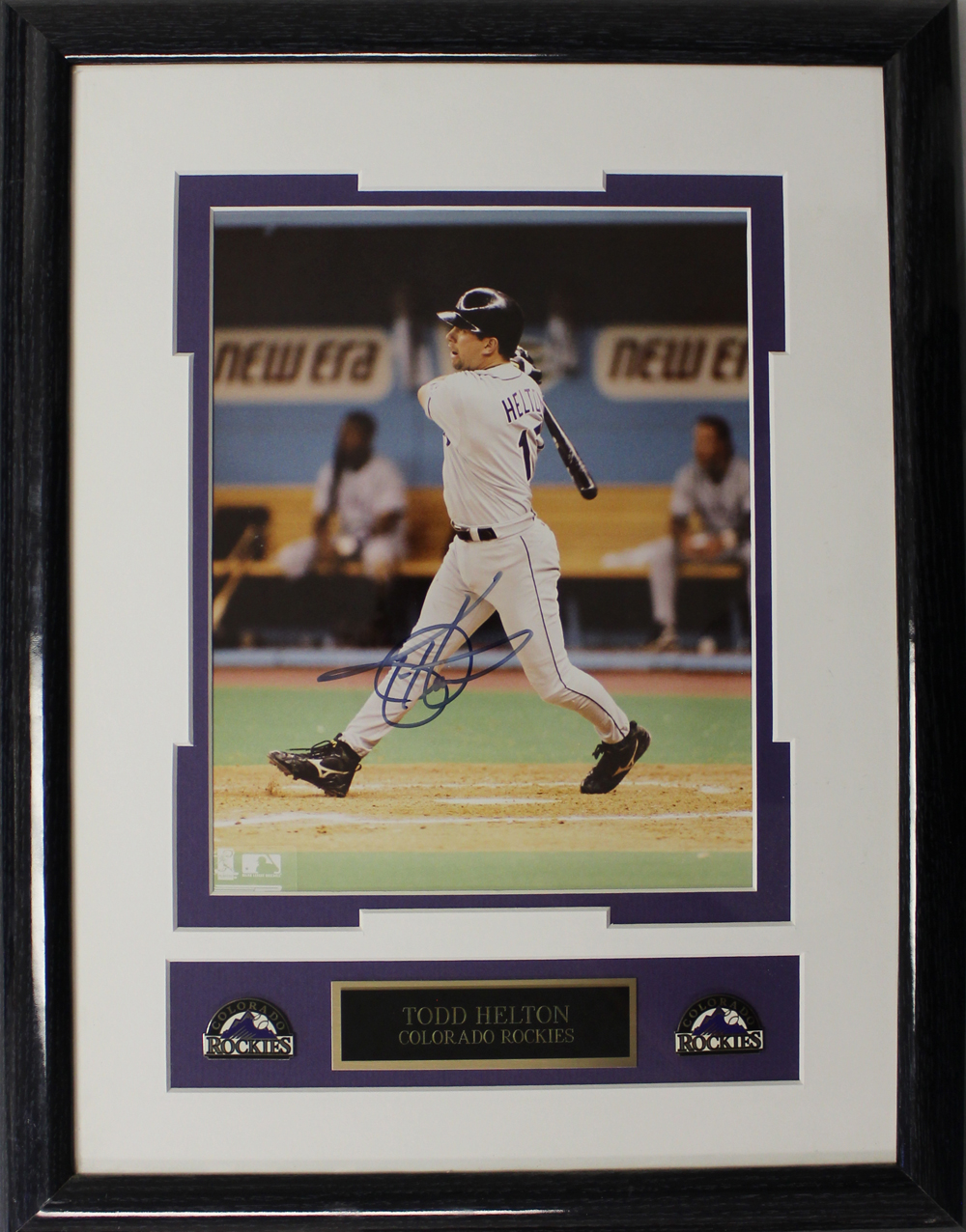 Todd Helton Autographed/Signed Colorado Rockies Framed 8x10 Photo