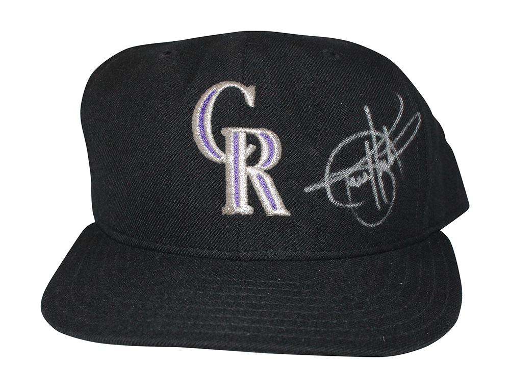 Todd Helton Autographed/Signed Colorado Rockies Hat Beckett