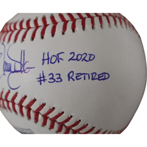 Todd Helton Larry Walker Autographed Colorado Rockies OML Baseball Beckett 47623