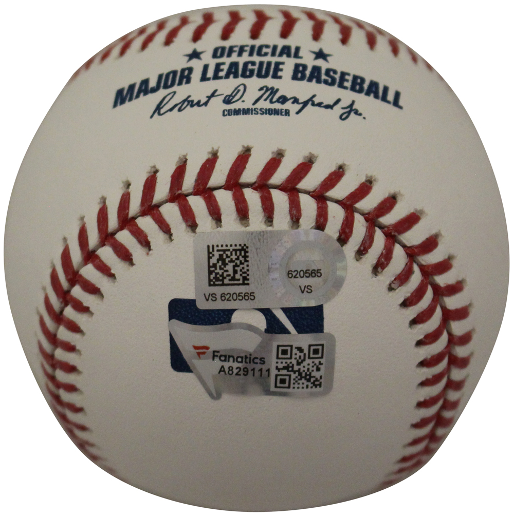 Kyle Hendricks Signed OML Baseball Chicago Cubs 2016 WS Champs FAN