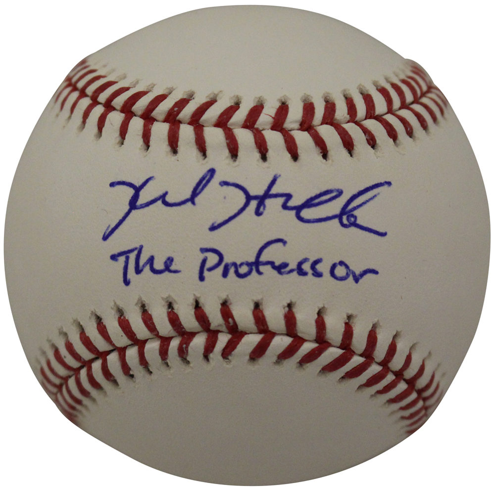 Kyle Hendricks Autographed OML Baseball Chicago Cubs The Professor FAN