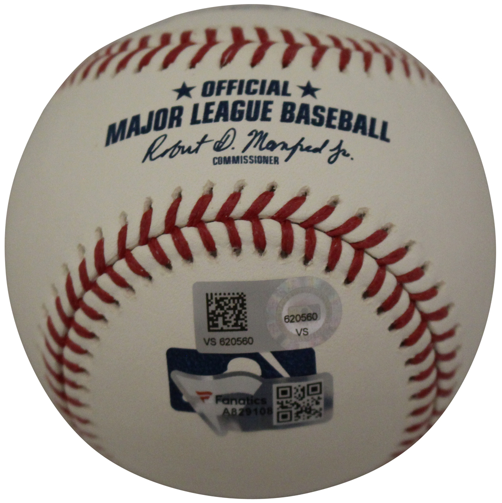 Kyle Hendricks Autographed OML Baseball Chicago Cubs The Professor FAN