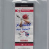 Kyle Hendricks Autographed/Signed Chicago Cubs Ticket MLB Debut BAS Slab 25258