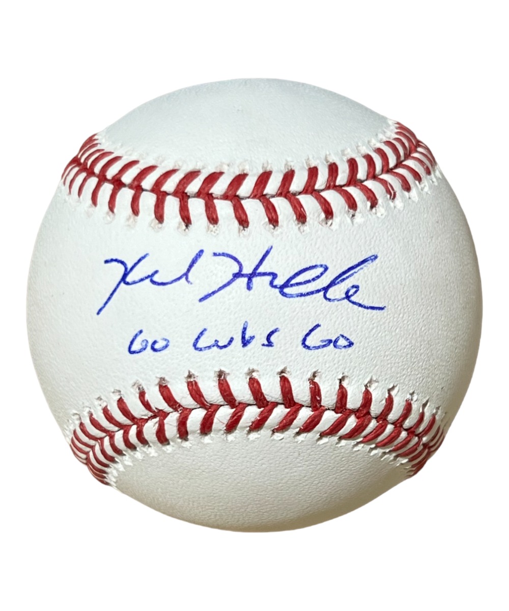 Kyle Hendricks Autographed ROMLB Baseball Chicago Cubs Go Cubs Go