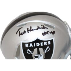 Ted Hendricks Signed Oakland Raiders Mini Helmet HOF Beckett