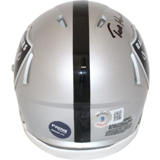 Ted Hendricks Signed Oakland Raiders Mini Helmet HOF Beckett