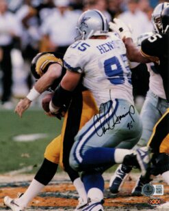 Chad Hennings Autographed Dallas Cowboys 8x10 Photo SBXXX Beckett 56809