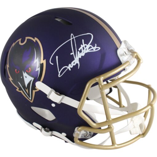 Derrick Henry Autographed Baltimore Ravens Authentic 24 Alt Helmet Beckett 49177