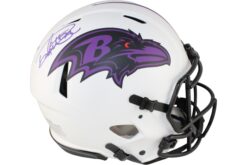 Derrick Henry Autographed Baltimore Ravens Authentic Lunar Helmet Beckett 52734