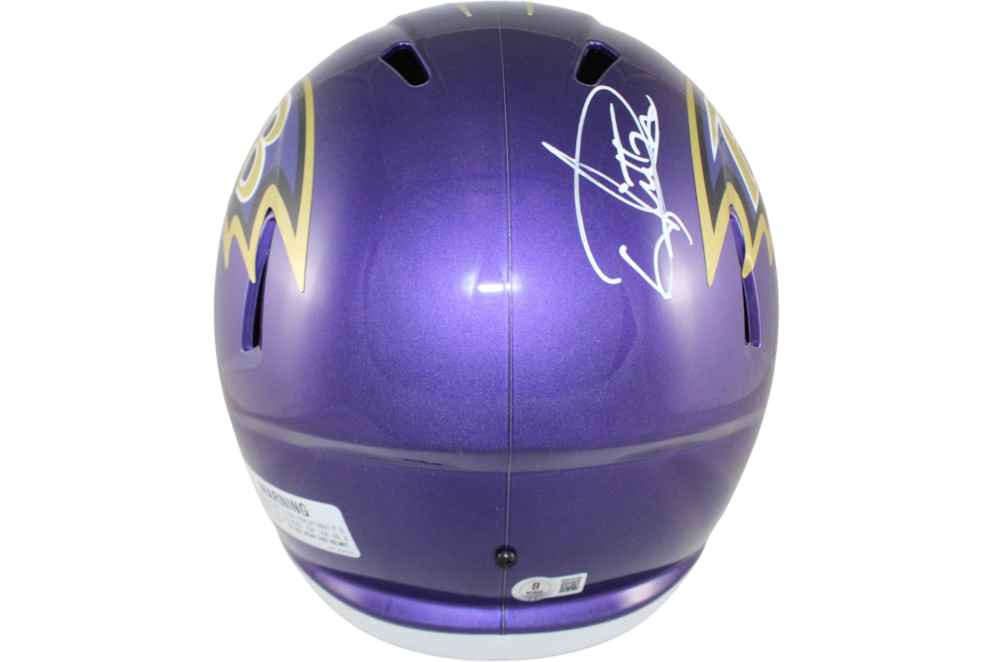 Derrick Henry Autographed/Signed Baltimore Ravens F/S Flash Helmet Beckett 52727 3 Derrick Henry Autographed/Signed Baltimore Ravens F/S Flash Helmet Beckett 52727