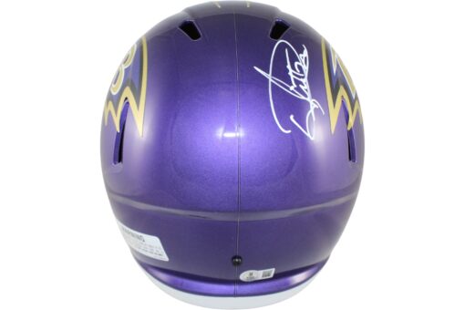 Derrick Henry Autographed/Signed Baltimore Ravens F/S Flash Helmet Beckett 52727