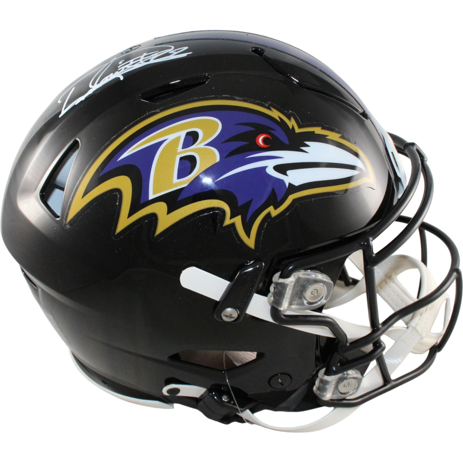 Derrick Henry Autographed Baltimore Ravens SpeedFlex Helmet Beckett WIT 57934