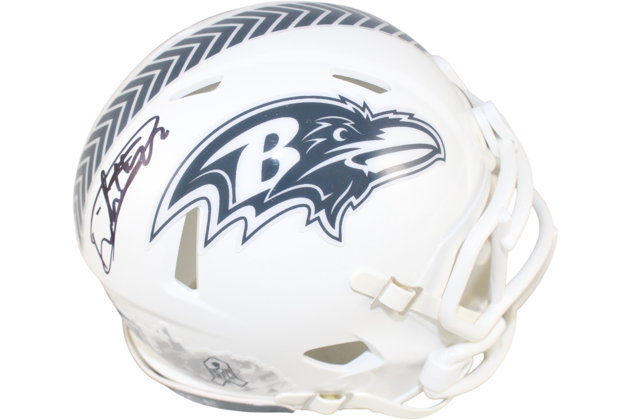 Derrick Henry Autographed Baltimore Ravens Mini Helmet 24 STS Beckett 52730
