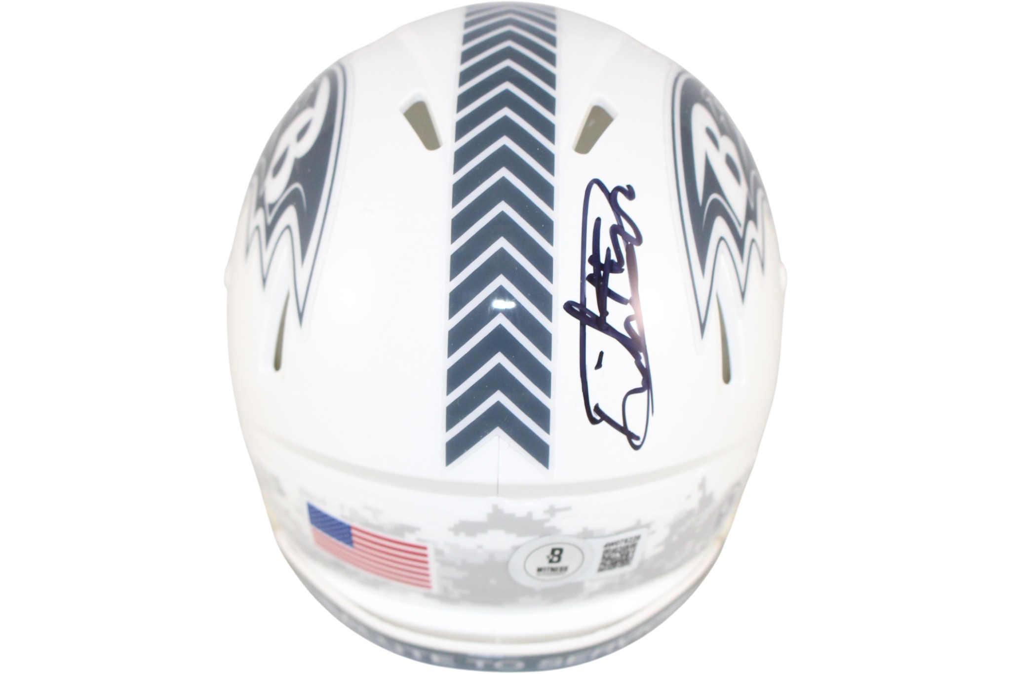 Derrick Henry Autographed Baltimore Ravens Mini Helmet 24 STS Beckett 52730 3 Derrick Henry Autographed Baltimore Ravens Mini Helmet 24 STS Beckett 52730