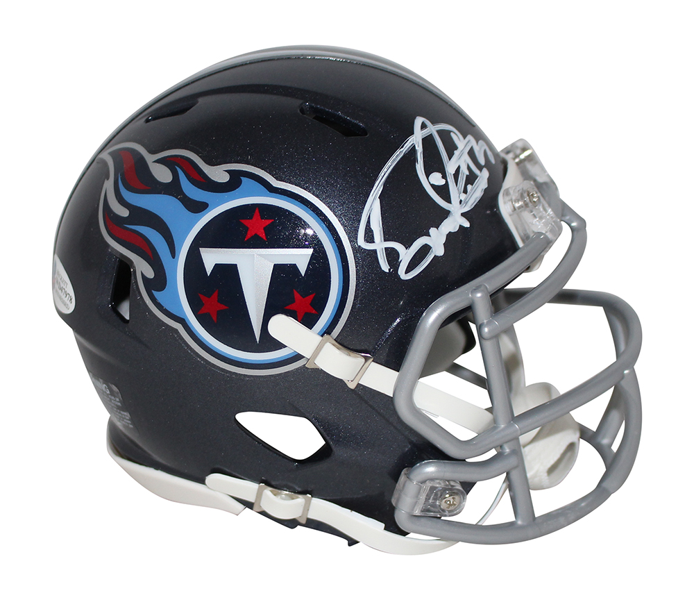 Derrick Henry Autographed Tennessee Titans Speed Mini Helmet BAS 31677