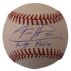 Felix Hernandez Signed Seattle Mariners OML Baseball King Felix JSA 24155